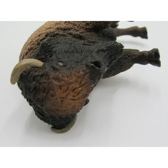 Safari Ltd Brown Buffalo Bison 2018 Animal Figure Realistic Toy Figurine - Picture 12 of 16